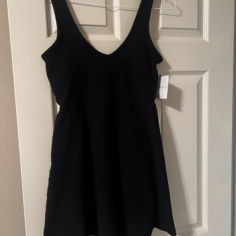 Beyond Yoga Black Mini Dress